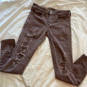 American Eagle Distressed Jeggings